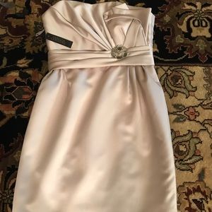 Sabella Couture Love Strapless Champagne Dress S12